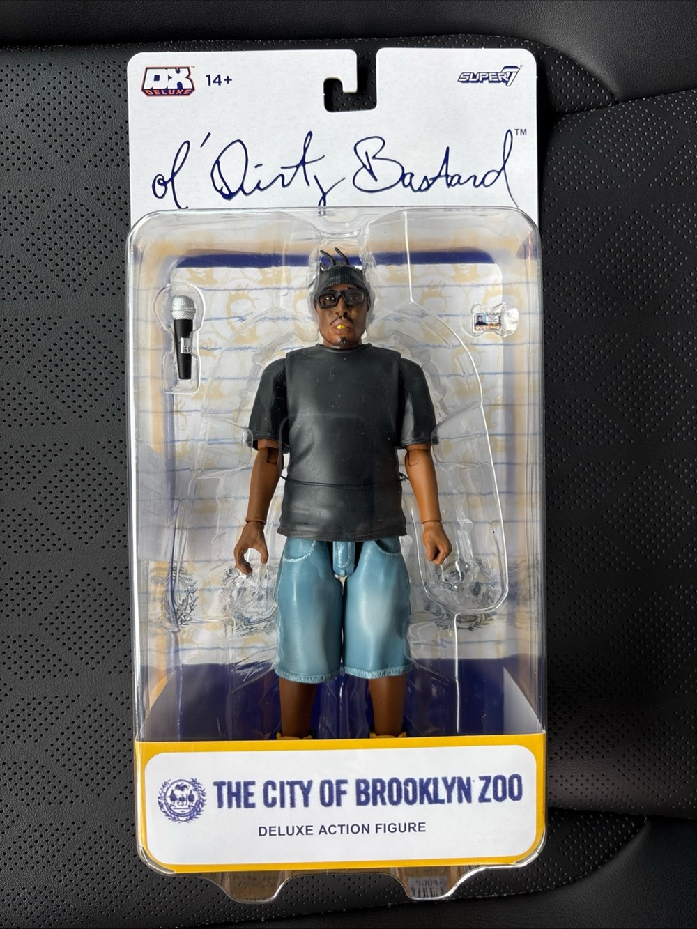 Super 7 ReAction Ol' Dirty Bastard Toy ODB Wave 2 Brooklyn Zoo New WuTang